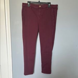 Women’s Torrid Maroon Skinny Pants size 14